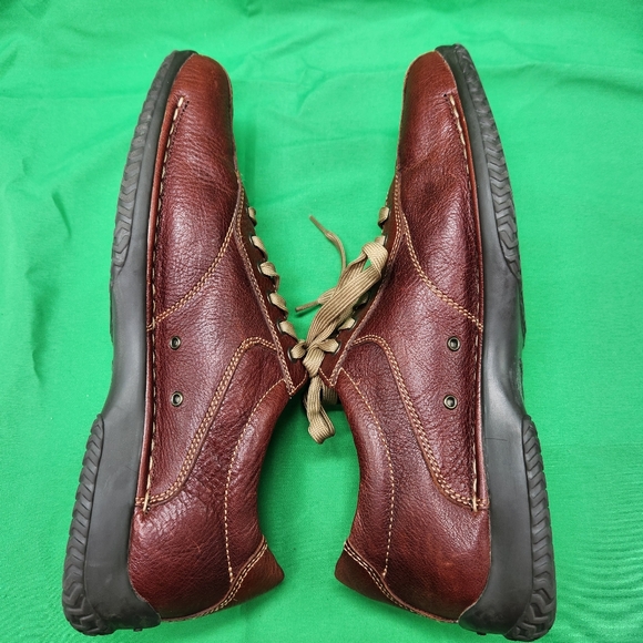 Geox Mens Size 43 US 10 Brown Lace Up Everyday Casual Stylish Comfort Shoes - Picture 9 of 14